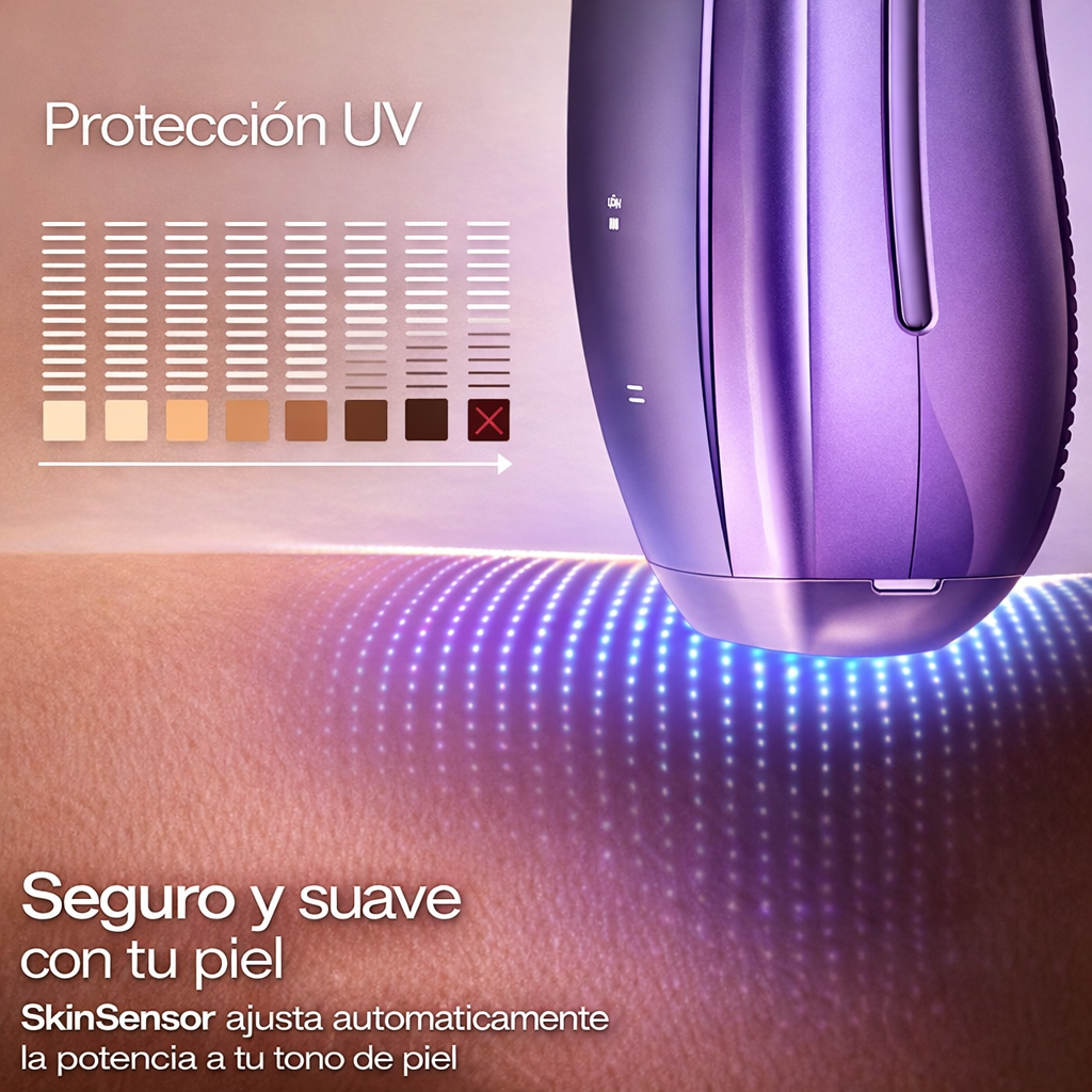Depiladora IPL SkinUp Pro™ | Piel suave por semanas, no por días